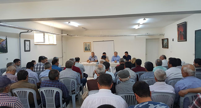 TARSİM GÜNEY İLÇESİNDE ÜRETİCİLERLE BULUŞTU