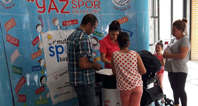 YAZ SPOR OKULLARINA KAYITLAR BAŞLADI