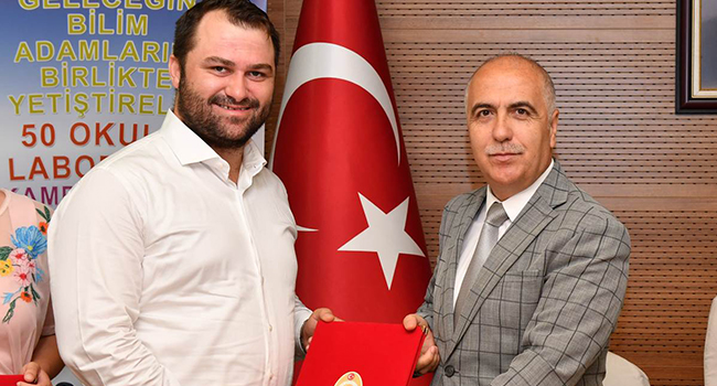 50 OKULA 50 LABORATUVAR KAMPANYASINA BİR DESTEK DAHA