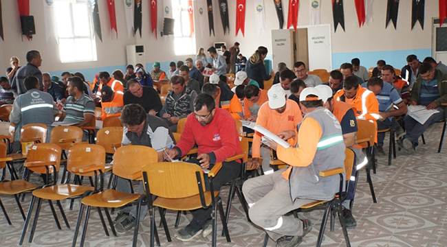ÇİVRİL BELEDİYESİ’NDE İŞ GÜVENLİĞİ EĞİTİMİ
