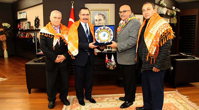 YÖRÜKLER DERNEĞİ YÖNETİMİ REKTÖR BAĞ’I ZİYARET ETTİ