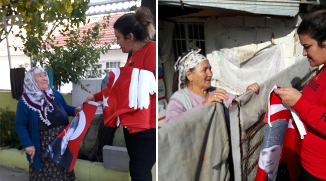 BULDAN BELEDİYESİ’NDEN HER EVE BAYRAK KAMPANYASI