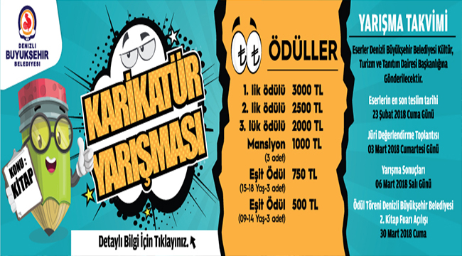 BÜYÜKŞEHİRDEN ULUSAL KARİKATÜR YARIŞMASI