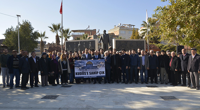 SARAYKÖY’DEN “KUDÜS DAVASININ TAKİPÇİSİYİZ” MESAJI