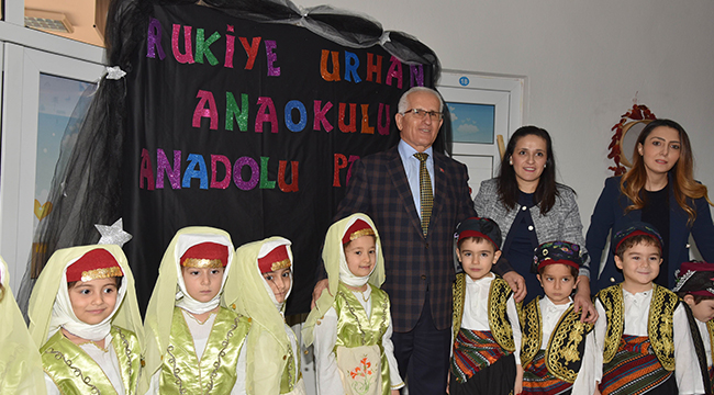 RUKİYE URHAN ANAOKULU ANADOLU PAZARI KURDU