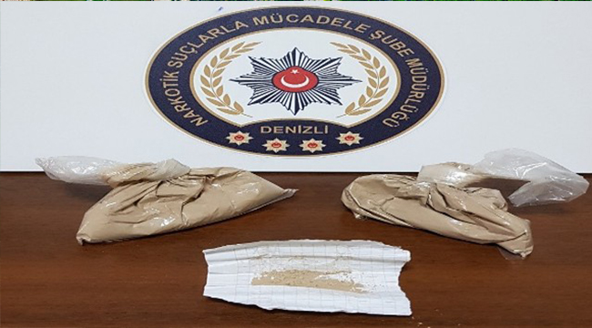 DENİZLİ EMNİYETİNDEN DEV UYUŞTURUCU OPERASYONU