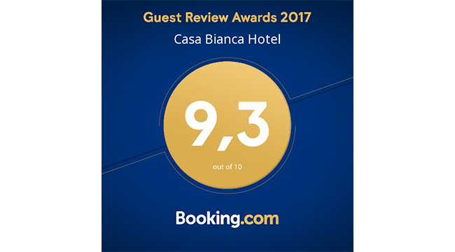 Casa Bianca'ya Booking.com'dan Ödül Geldi