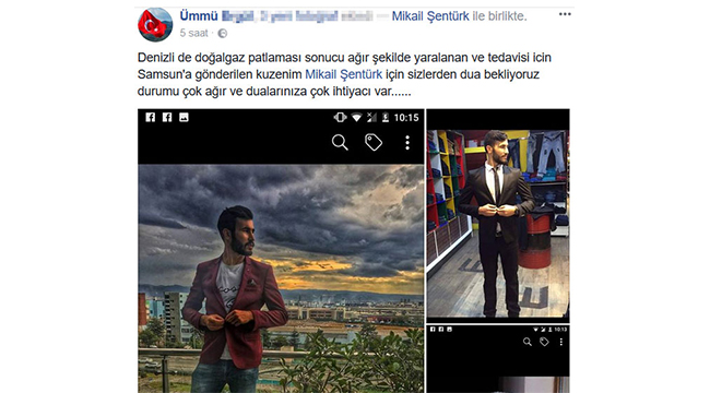 PATLAMA MAĞDURUNUN DURUMU KRİTİK