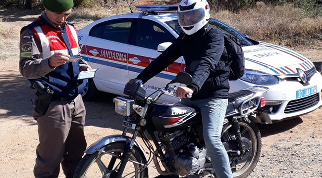 JANDARMADAN MOTOSİKLET SÜRÜCÜLERİNE EĞİTİM