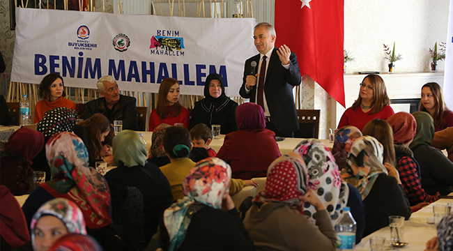 BAŞKAN ANAFARTALAR’A MÜJDELERLE GİTTİ