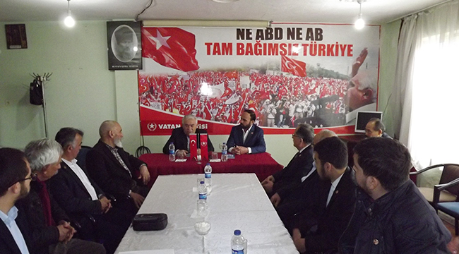 SAADET PARTİSİ’NDEN VATAN PARTİSİ’NE ZİYARET