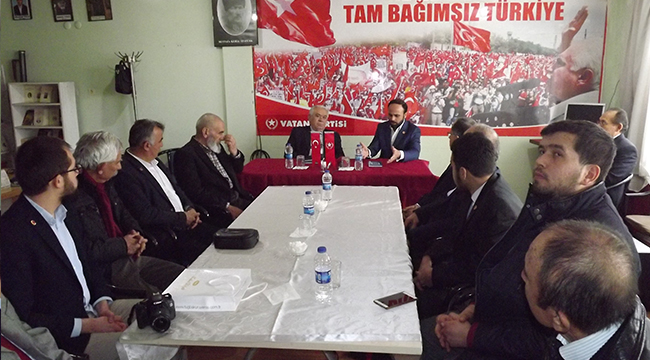 SAADET PARTİSİ’NDEN VATAN PARTİSİ’NE ZİYARET