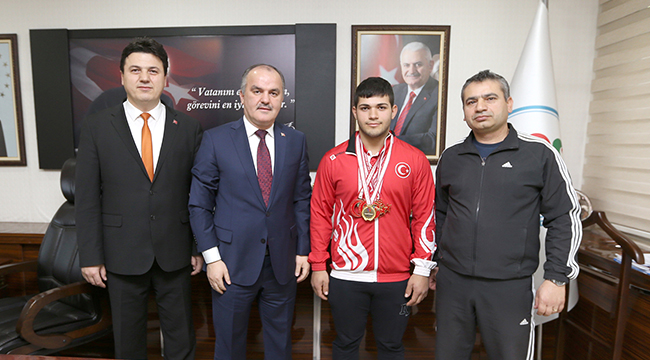 GÜRLESİN, TÜRKİYE ŞAMPİYONU’NU KONUK ETTİ