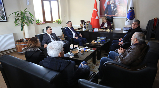 BAĞ İNCELEME ZİYARETLERİNİ SÜRDÜRÜYOR