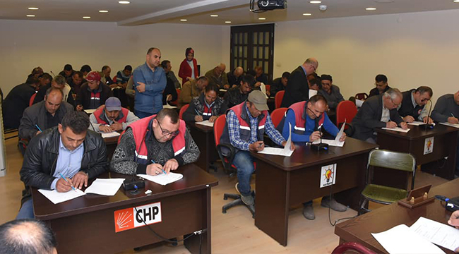 ACIPAYAM BELEDİYESİ'NDE TAŞERON SINAVI YAPILDI