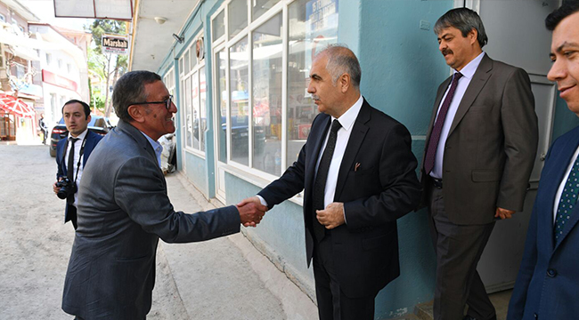 VALİ KARAHAN GÜNEY VE BULDAN’I ZİYARET  ETTİ