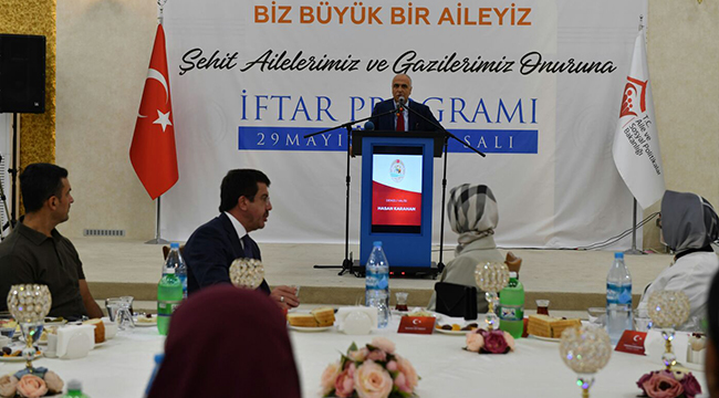 KARAHAN, ŞEHİT YAKINLARI,GAZİLER ONURUNA İFTAR VERDİ