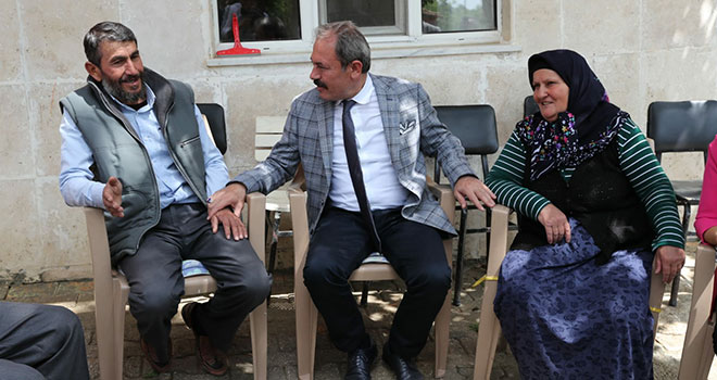 MİLLETVEKİLİ TİN, ŞEHİT AİLESİNİ ZİYARET ETTİ