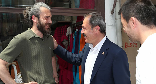 AK PARTİLİ TİN BULDAN HALKI İLE BULUŞTU