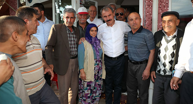AK PARTİLİ TİN TAVASLILARLA BULUŞTU
