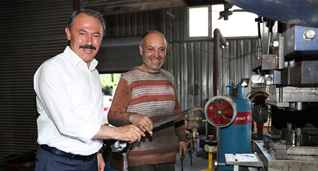 TİN, 3. SANAYİ SİTESİ ESNAFIYLA BULUŞTU