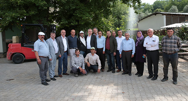 BAŞKAN ZOLAN KALE’YE MÜJDEYLE GİTTİ