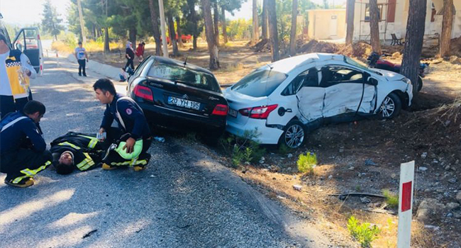 DENİZLİ'DE TRAFİK KAZASI SAYISI DÜŞTÜ
