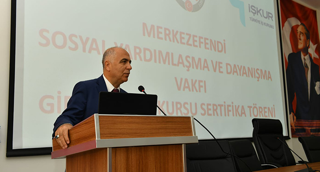 MERKEZEFENDI SYDV 100 KİŞİYİ SERTİFİKALANDIRDI