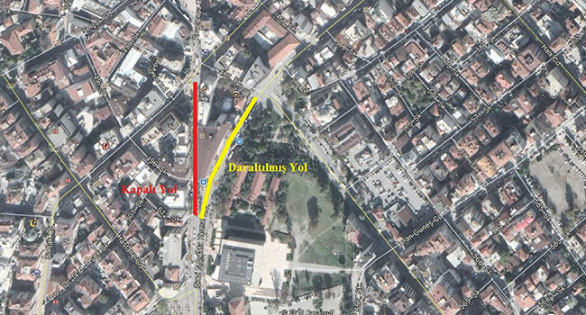 GAZİ VE ENVERPAŞA CADDESİ DARALIYOR
