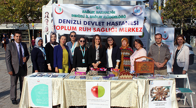 RUH SAĞLIĞI GÜNÜ İÇİN ETKİNLİKLER DÜZENLENDİ