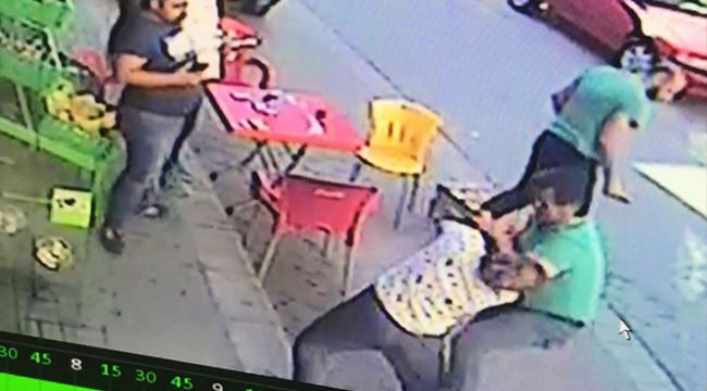 KOCASINI BIÇAKLAYAN KADIN GÜVENLİK KAMERASINDA