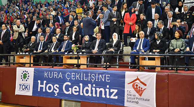 TOKİ KURA ÇEKİMİ YAPILDI
