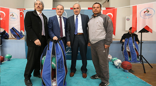132 OKULA SPOR MALZEMESİ DESTEĞİ