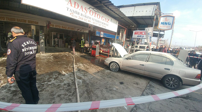 SIZAN GAZ ALEV ALDI 1 YARALI