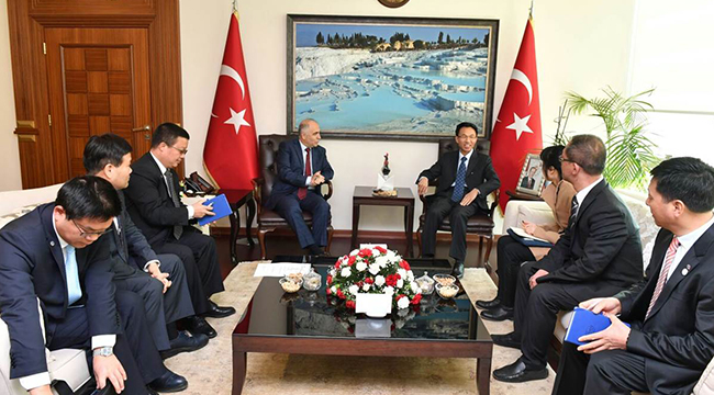 Çin Ankara Büyükelçisinden Vali Karahan’a Ziyaret