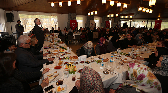 BAŞKAN ZOLAN KADINLARLA BİRARAYA GELDİ