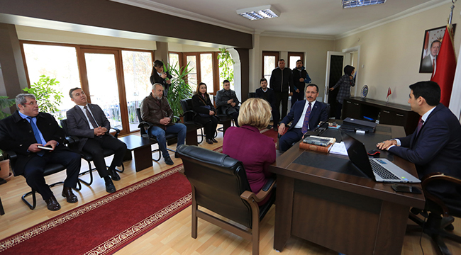 BAĞ İNCELEME ZİYARETLERİNİ SÜRDÜRÜYOR