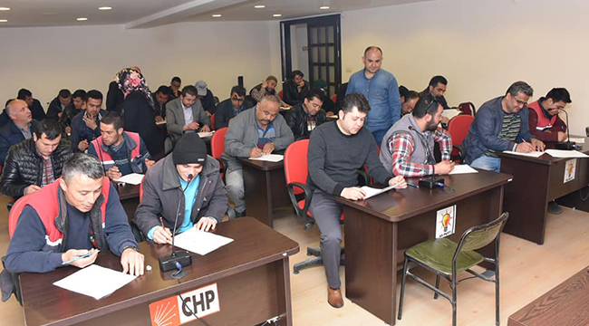 ACIPAYAM BELEDİYESİ'NDE TAŞERON SINAVI YAPILDI