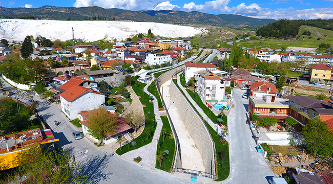 PAMUKKALE'YE BÜYÜKŞEHİR’İN ELİ DEĞDİ