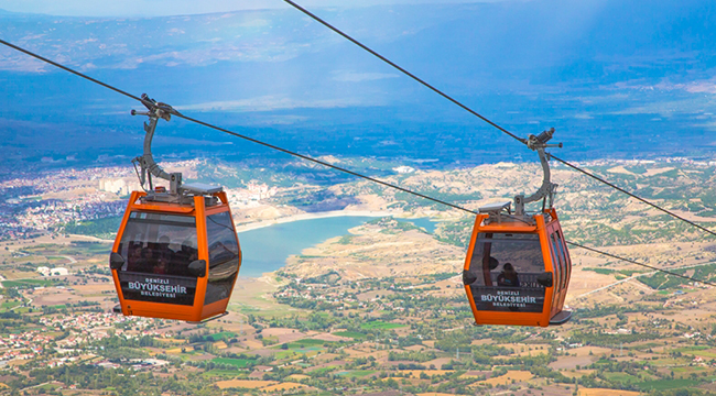 DENİZLİ TELEFERİĞİNDE YAZ SAATİ UYGULAMASI