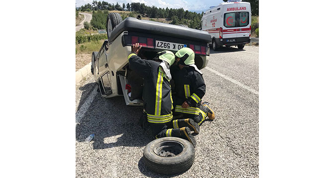 KALE’DE KORKUTAN KAZA:1 YARALI