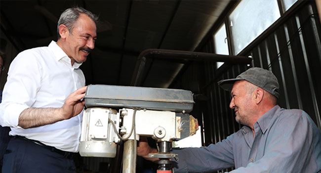 TİN, 3. SANAYİ SİTESİ ESNAFIYLA BULUŞTU