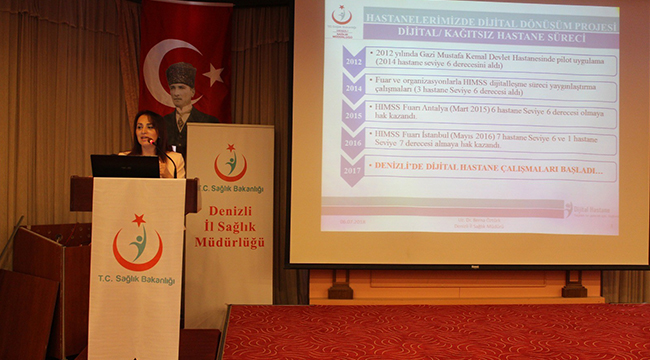 DENİZLİ’DE DİJİTAL HASTANE VE E-NABIZ ÇALIŞTAYI