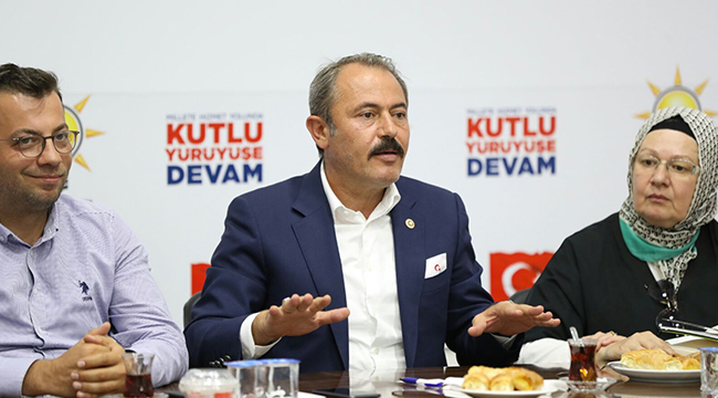 MİLLETVEKİLİ TİN PAMUKKALE TEŞKİLATIYLA BULUŞTU