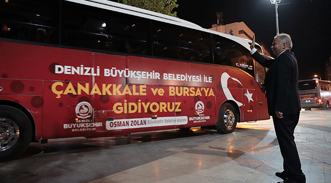 KAFİLEYİ BAŞKAN ZOLAN UĞURLADI