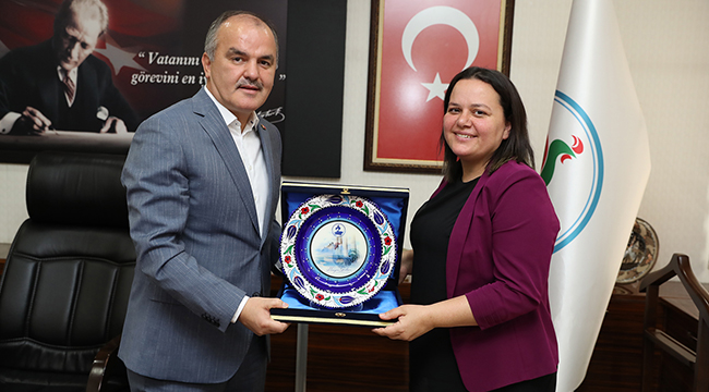 GÜRLESİN MİLLETVEKİLİ NİLGÜN ÖK’Ü AĞIRLADI