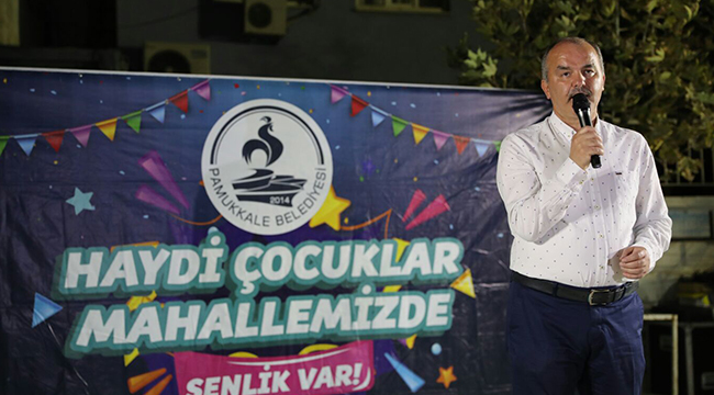 PAMUKKALE İLE ÇOCUKLAR SEVİNMEYE DEVAM EDİYOR