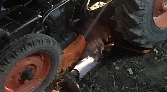 TRAKTÖR SÜRÜCÜSÜ YARALI OLARAK KURTARILDI