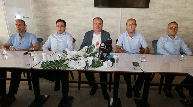 BAŞKAN GÜRLESİN BASIN MENSUPLARIYLA BULUŞTU