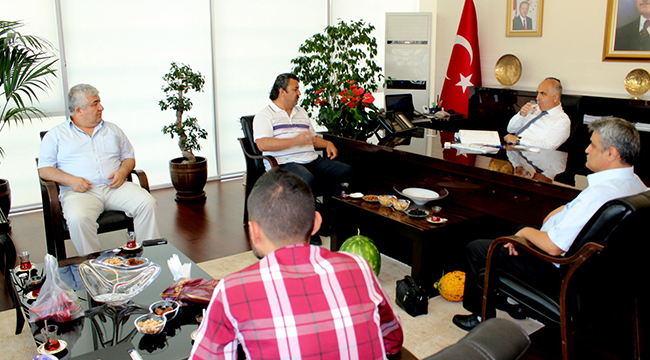 ADB YÖNETİMİ VALİ KARAHAN'A PROJELERİNİ ANLATTI